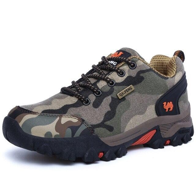 Casual Men's Sports Shoe Non-Slip Fashion Women's Camouflage Waterproof Couple Hiking Shoes Outdoor Train Men's Hiking Shoes Lightweight Low-Top Shoes For Outdoor Camping Stevvex