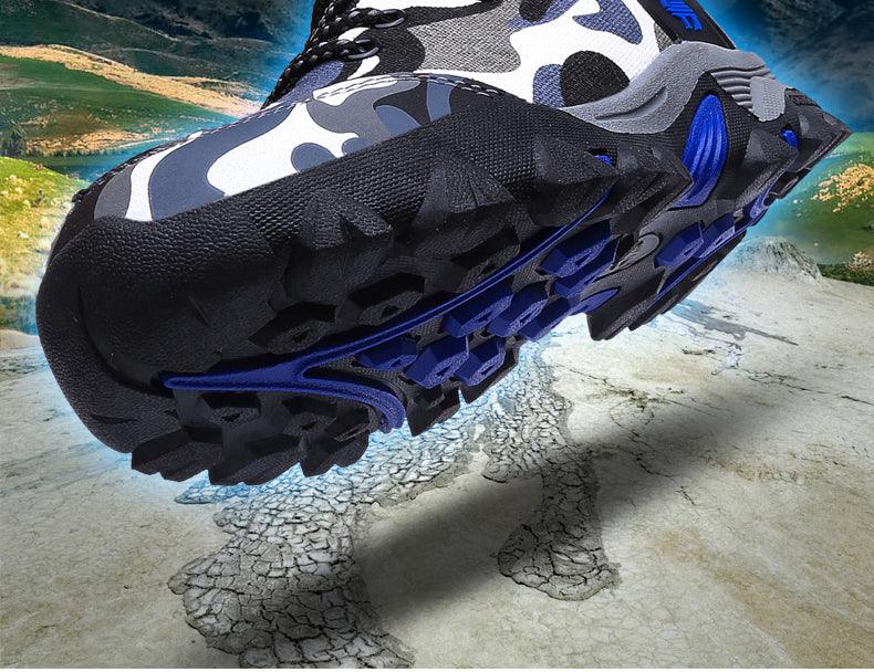 Casual Men's Sports Shoe Non-Slip Fashion Women's Camouflage Waterproof Couple Hiking Shoes Outdoor Train Men's Hiking Shoes Lightweight Low-Top Shoes For Outdoor Camping Stevvex