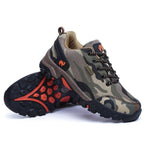 Casual Men's Sports Shoe Non-Slip Fashion Women's Camouflage Waterproof Couple Hiking Shoes Outdoor Train Men's Hiking Shoes Lightweight Low-Top Shoes For Outdoor Camping Stevvex