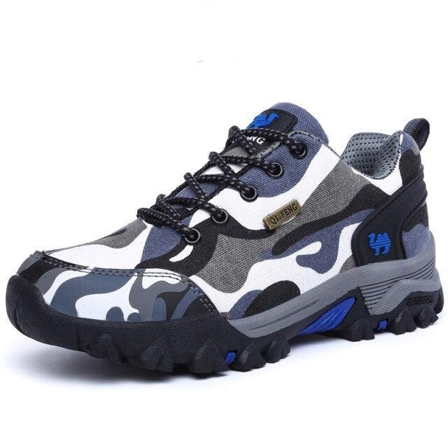 Casual Men's Sports Shoe Non-Slip Fashion Women's Camouflage Waterproof Couple Hiking Shoes Outdoor Train Men's Hiking Shoes Lightweight Low-Top Shoes For Outdoor Camping Stevvex