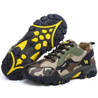 Casual Men's Sports Shoe Non-Slip Fashion Women's Camouflage Waterproof Couple Hiking Shoes Outdoor Train Men's Hiking Shoes Lightweight Low-Top Shoes For Outdoor Camping Stevvex