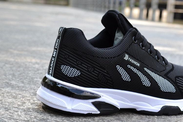 Casual Sneakers Cushioning Outdoor Running Shoes For Men Non-slip Sport Shoes Professional Athletic Training Men Air Trail Mesh Sneakers Walking Cross Training Tennis Sports Sneakers Stevvex