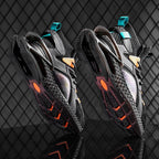 Casual Sports Socks Knit Men's Soft And Breathable Walking Fashion Luminous Sports High Top Fashion Sneakers Running Gym Sports Walking Non Slip Shoes Breathable Stylish Modern Unisex Sneakers Stevvex