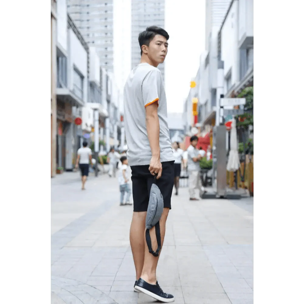Casual Water Resistant Durable Polyester Small Outdoor Lightweight Crossbody Fanny Pack For Men Cool Sports Waist Bag Stevvex