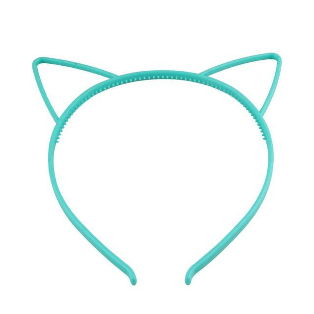 Cat Ears Head Bands Kids Fashion For Women Girls Hairband  Self Headband Party Photo Prop Animal Hair hoop Accessories Gorgeous Hair Accessories For Women Stevvex