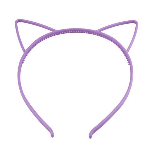 Cat Ears Head Bands Kids Fashion For Women Girls Hairband  Self Headband Party Photo Prop Animal Hair hoop Accessories Gorgeous Hair Accessories For Women Stevvex