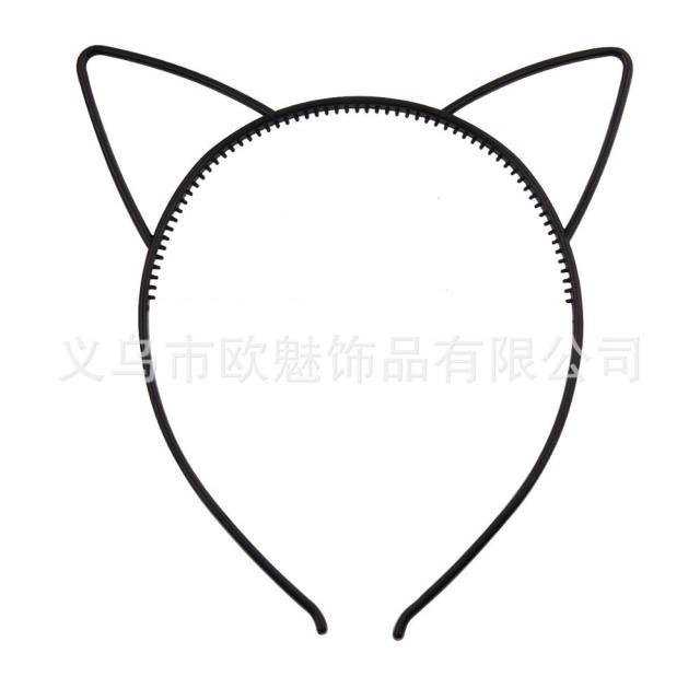 Cat Ears Head Bands Kids Fashion For Women Girls Hairband  Self Headband Party Photo Prop Animal Hair hoop Accessories Gorgeous Hair Accessories For Women Stevvex