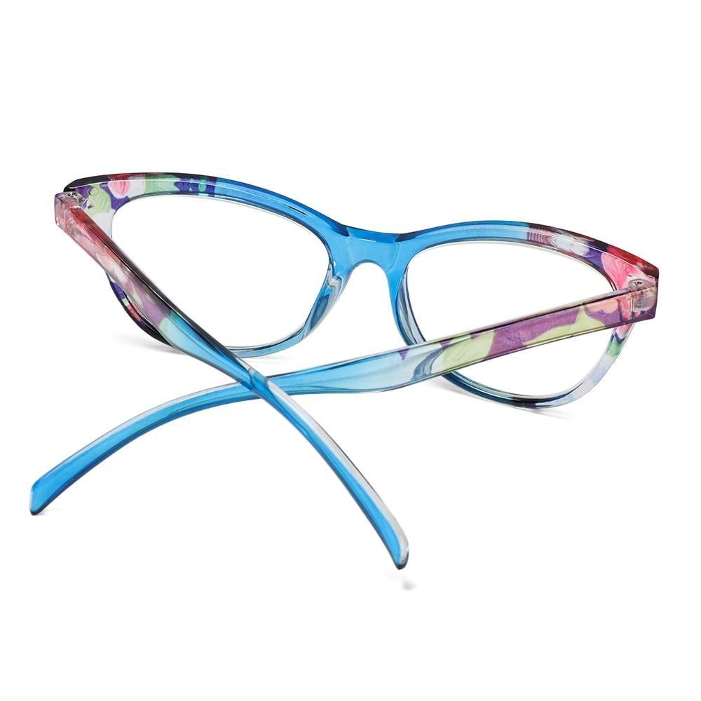 Cat Eye Reading Glasses Women Men Light Weight Presbyopic Reading Glasses Designer Cat Eye Frame Ladies Computer Readers Anti Glare UV Ray Eyeglasses Diopter Presbyopia Eyewear +1.00~+4.0 Stevvex