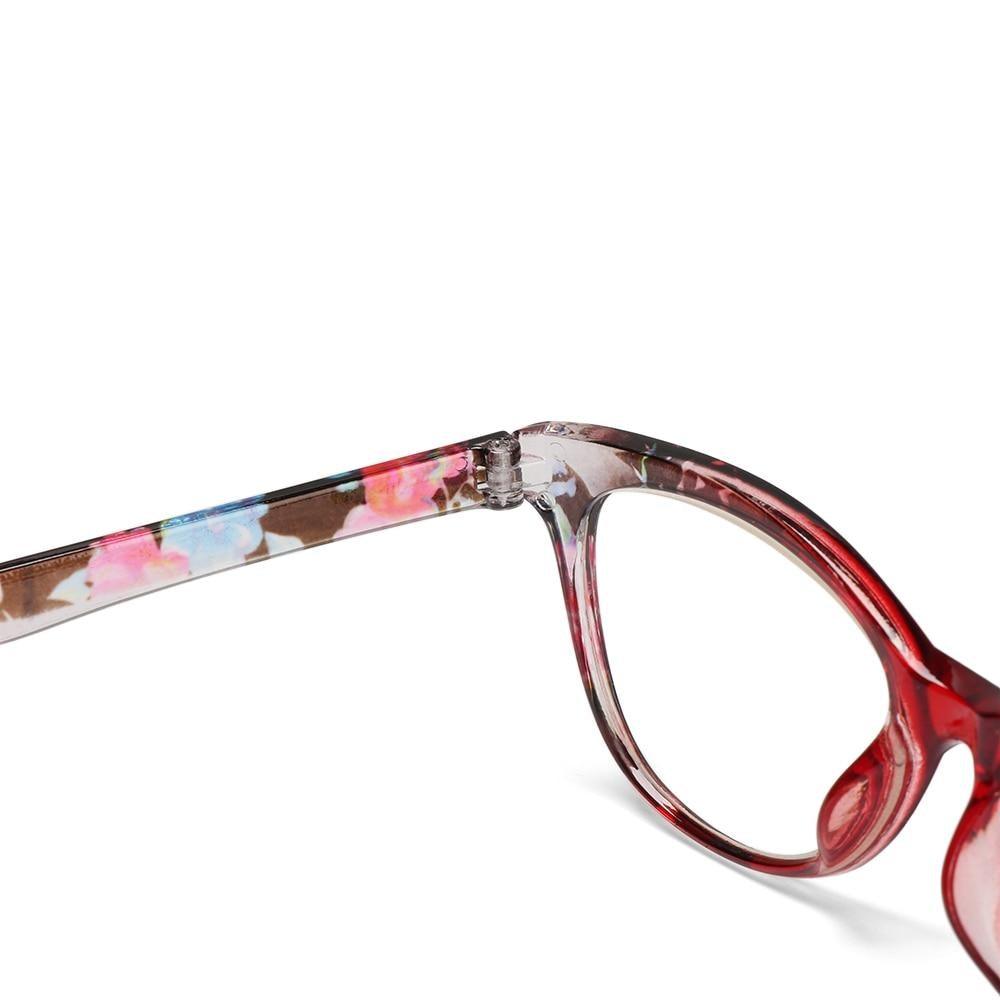Cat Eye Reading Glasses Women Men Light Weight Presbyopic Reading Glasses Designer Cat Eye Frame Ladies Computer Readers Anti Glare UV Ray Eyeglasses Diopter Presbyopia Eyewear +1.00~+4.0 Stevvex