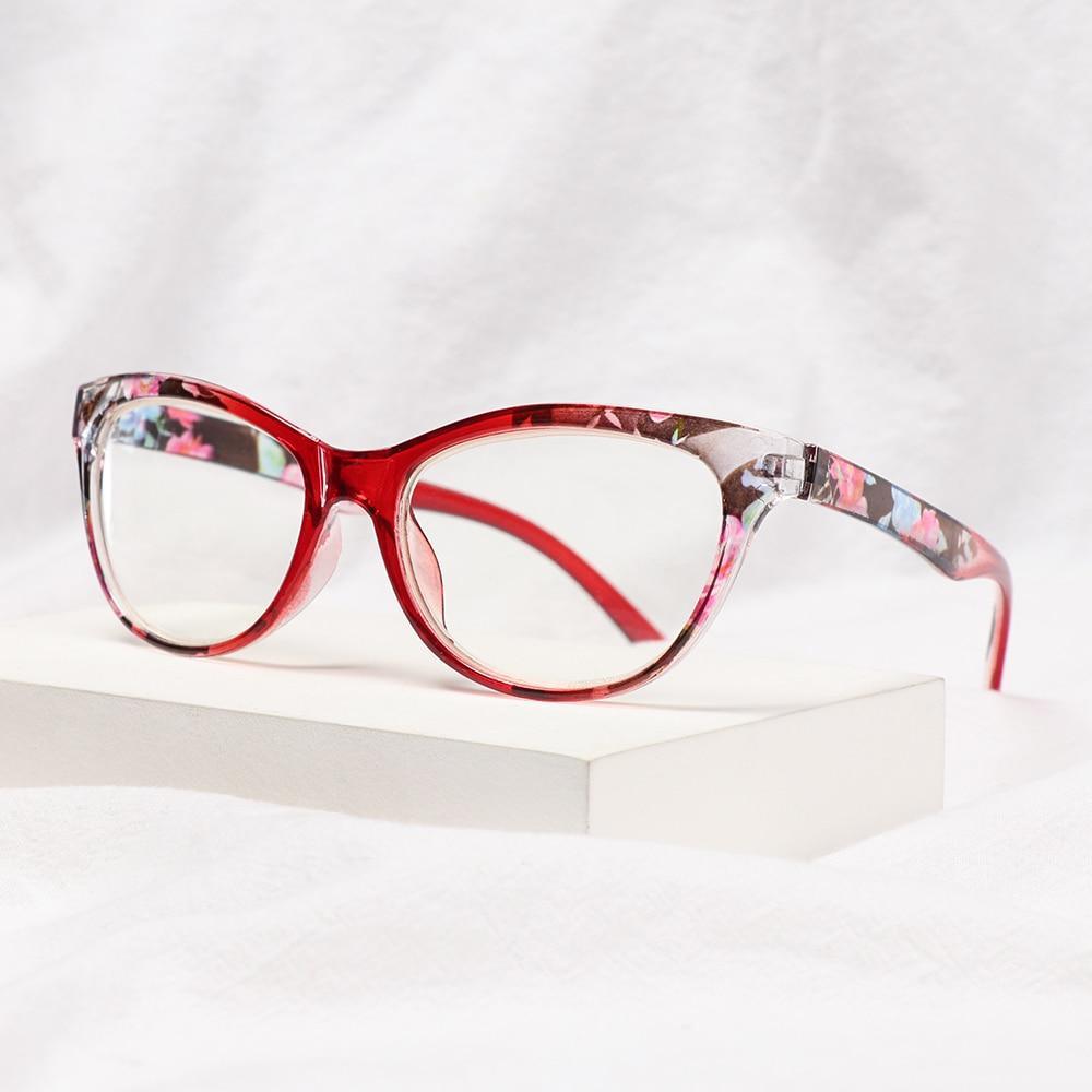 Cat Eye Reading Glasses Women Men Light Weight Presbyopic Reading Glasses Designer Cat Eye Frame Ladies Computer Readers Anti Glare UV Ray Eyeglasses Diopter Presbyopia Eyewear +1.00~+4.0 Stevvex