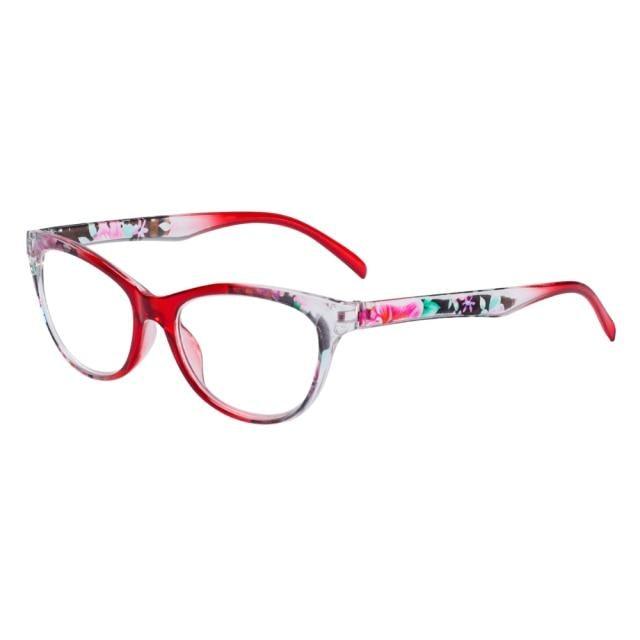 Cat Eye Reading Glasses Women Men Light Weight Presbyopic Reading Glasses Designer Cat Eye Frame Ladies Computer Readers Anti Glare UV Ray Eyeglasses Diopter Presbyopia Eyewear +1.00~+4.0 Stevvex