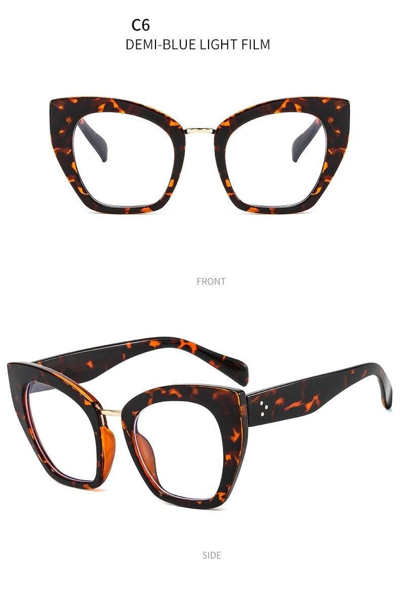 Cat Eyes Anti Blue Light Blocking Glasses Optical Glasses Women Men Computer Glasses Prescription Spectacle Frames Unisex Reduce Eye Strain For Men And Women Stevvex