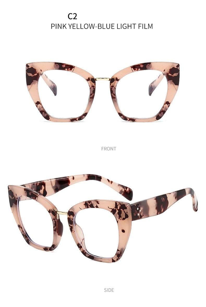Cat Eyes Anti Blue Light Blocking Glasses Optical Glasses Women Men Computer Glasses Prescription Spectacle Frames Unisex Reduce Eye Strain For Men And Women Stevvex