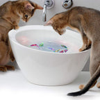 Cat Interactive Electric Fish Toy Water Cat Toy for Indoor Play Swimming Robot Fish Toy for Cat and Dog with LED Light  Pet Toys New Bath Toys Interactive Plastic Fish Toys Electronic Cat Toy Gift to Stimulate Your Pet's Hunter Instincts Stevvex