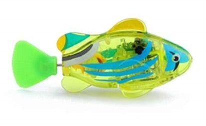 Cat Interactive Electric Fish Toy Water Cat Toy for Indoor Play Swimming Robot Fish Toy for Cat and Dog with LED Light  Pet Toys New Bath Toys Interactive Plastic Fish Toys Electronic Cat Toy Gift to Stimulate Your Pet's Hunter Instincts Stevvex