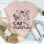 Cat Mama Tee Peachy Sunday