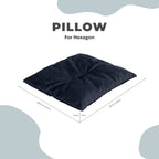Cat Cushion Pillow - Black
