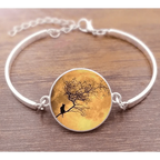 Cat Star Under The Glass Charm Bracelet Convex Plane Photo Handmade Jewelry For Woman And Man Accessories - SJB-DIAMOND ELITES