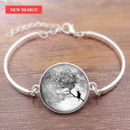 Cat Star Under The Glass Charm Bracelet Convex Plane Photo Handmade Jewelry For Woman And Man Accessories - SJB-DIAMOND ELITES