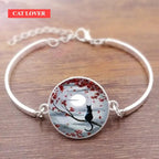 Cat Star Under The Glass Charm Bracelet Convex Plane Photo Handmade Jewelry For Woman And Man Accessories - SJB-DIAMOND ELITES