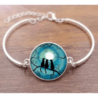 Cat Star Under The Glass Charm Bracelet Convex Plane Photo Handmade Jewelry For Woman And Man Accessories - SJB-DIAMOND ELITES