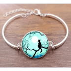 Cat Star Under The Glass Charm Bracelet Convex Plane Photo Handmade Jewelry For Woman And Man Accessories - SJB-DIAMOND ELITES
