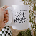 Cat Mom Mug 16oz Ceramic Coffee Cup Funny Cat Lover Gift Dishwasher Safe BandsCo Straps