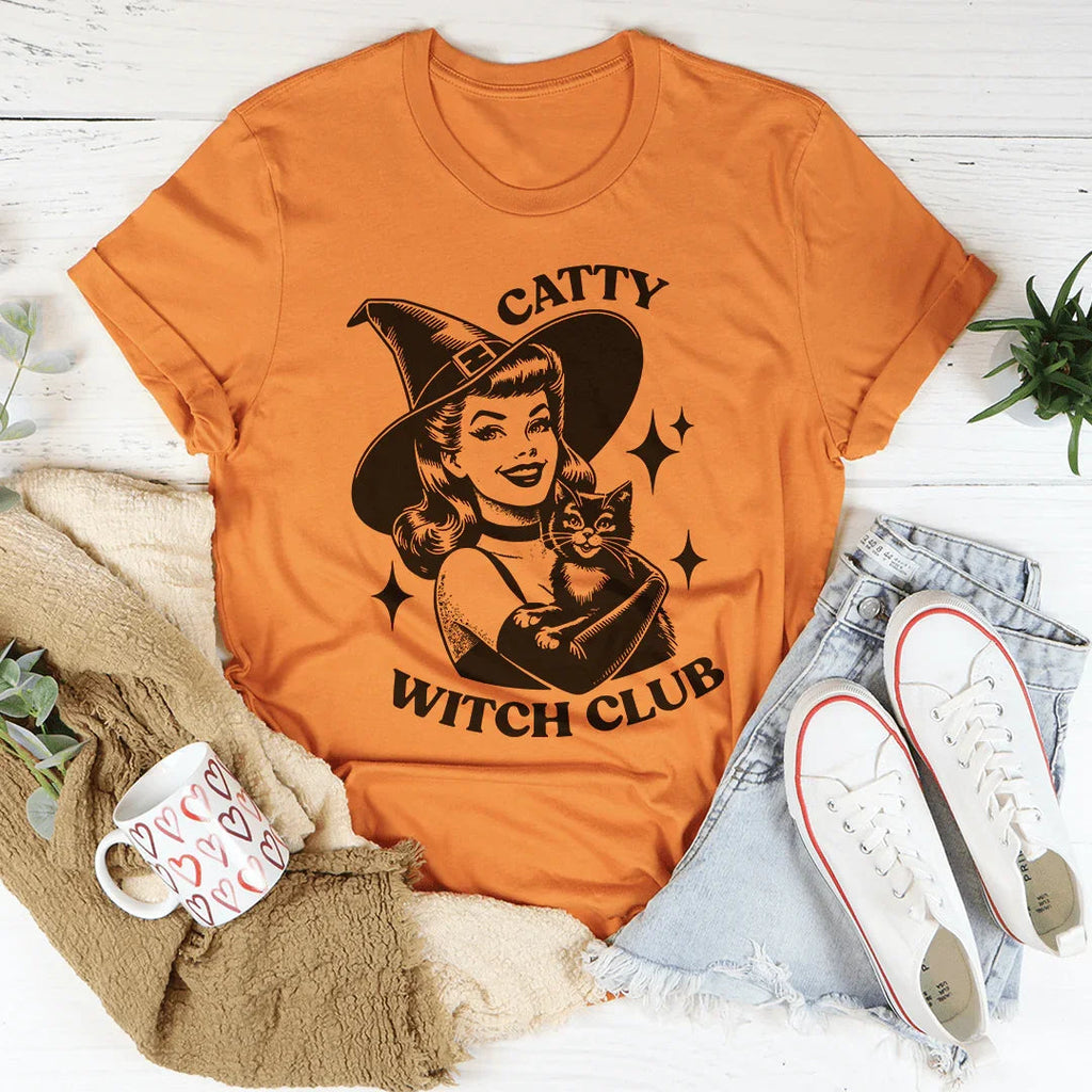 Catty witch club Tee Peachy Sunday