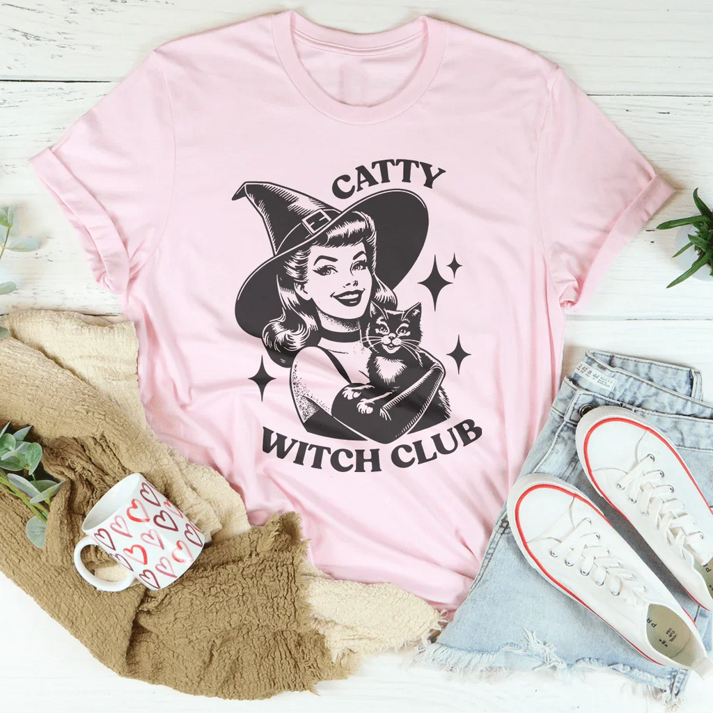 Catty witch club Tee Peachy Sunday