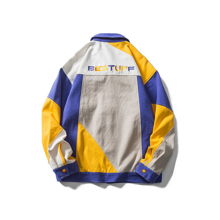 Campus Student Casual Loose Jacket Men Pi-Mart