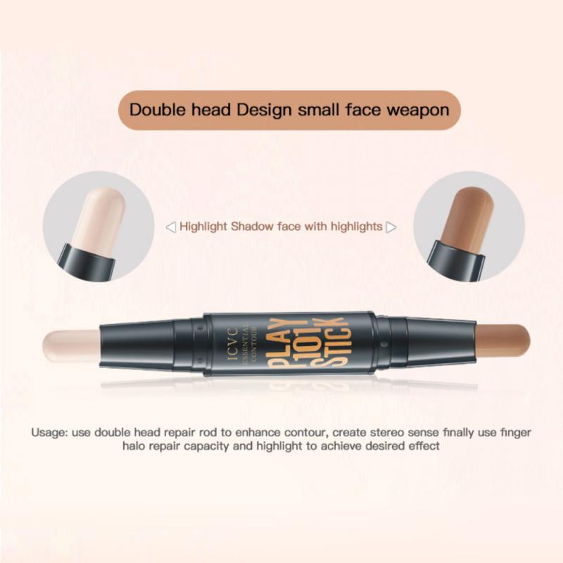 1pc Double Head Face Highlighter Makeup - SJB-DIAMOND ELITES