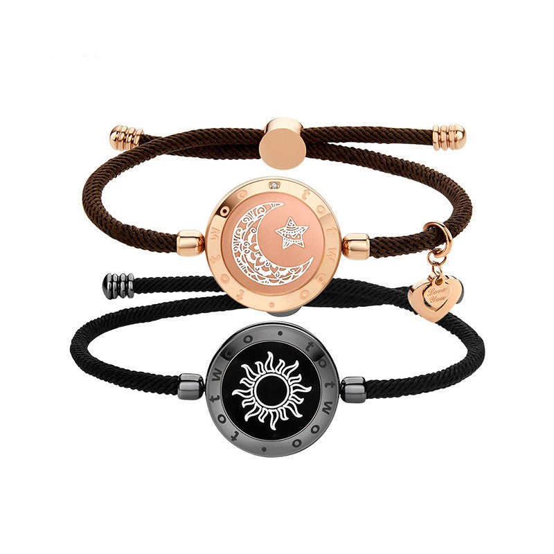 Sun-Moon Smart Sensing Couple Bracelet Pi-Mart