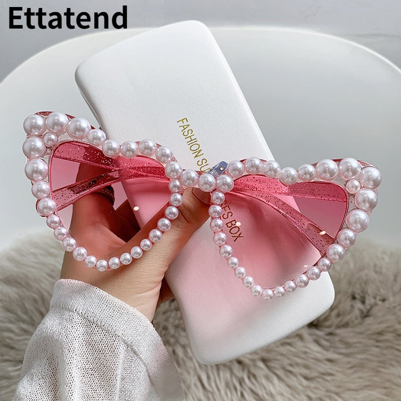 Cat Eye Heart Fashion Sunglasses - SJB-DIAMOND ELITES