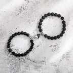 Natural Stone Beads Couple Magnetic Bracelets Pi-Mart