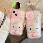 Creative Lens Makeup Mirror Stand Phone Cases For iPhones - SJB-DIAMOND ELITES