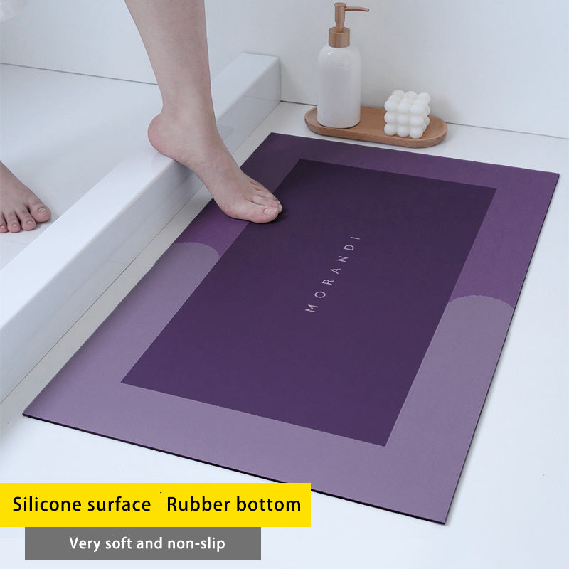 Diatom Mud Absorbent Pad Toilet Floor Mat Soft Non-slip Pi-Mart