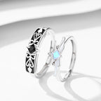 Knight Guardian Princess Crown Couple Rings Pi-Mart