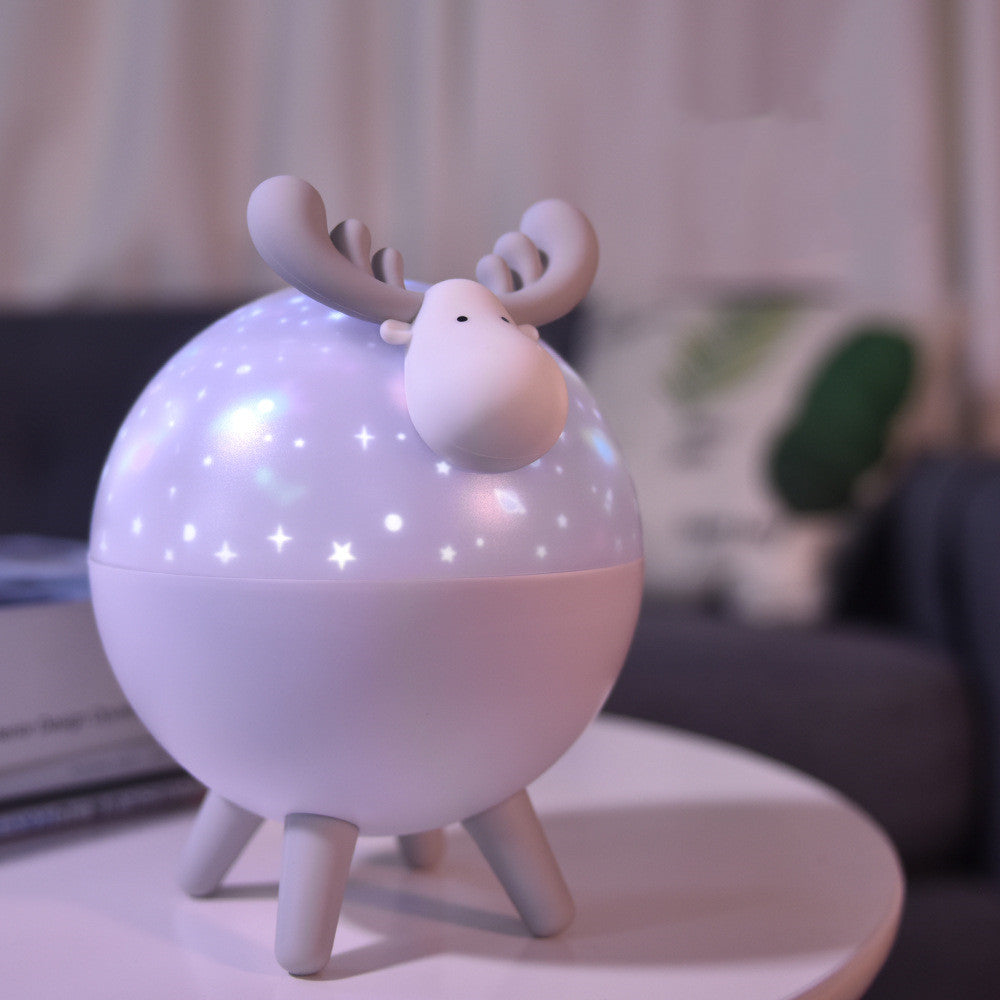 Elk Projection Lamp LED Color Rotating Night Light Pi-Mart
