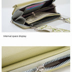 Small crossbody bag for women, 2 in 1 mobile phone satchel design, shoulder crossbody bag, multifunctional wide strap - SJB-DIAMOND ELITES