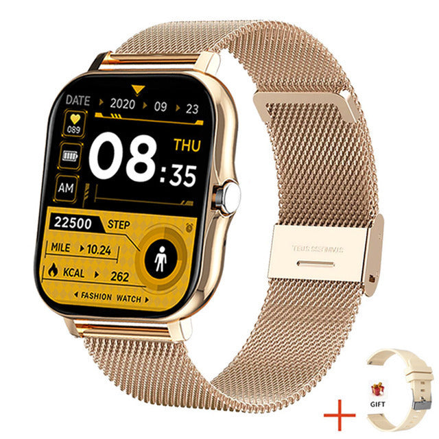 Y13 Smart Watch - 1.69'' Touchscreen Fitness Tracker with Bluetooth Calls, Heart Rate & Sleep Monitoring (Waterproof, Multi-Language) Pi-Mart