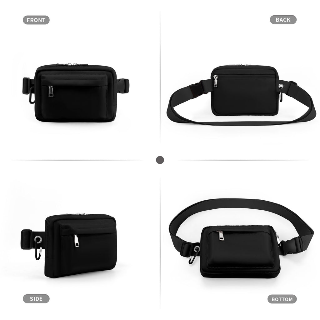 Nylon Chest Bag – Outdoor Sports Running Fanny Pack & Crossbody Belt Purse for Men & Women – Lightweight, Durable, and Stylish - SJB-DIAMOND ELITES