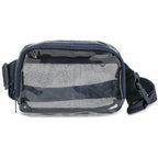 Waterproof Fanny Pack – Transparent Small Crossbody Belt Bag with Adjustable Shoulder Strap, Ideal for Festival, Hiking, Concerts, and Travel, Stadium Approved Waist Bag - SJB-DIAMOND ELITES