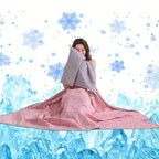 1pc Large Cooling Blanket - Soft, Breathable, Lightweight, Air Cooling Comforter for Hot Sleepers, Absorbs Heat, Smooth Cover for Ultimate Summer Sleep Lootquake LLC