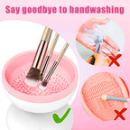 Portable USB Makeup Brush Cleaner Machine Electric Cosmetic Brush Cleaning Washing Tools Automatic Clean Makeup Brushes Pi-Mart