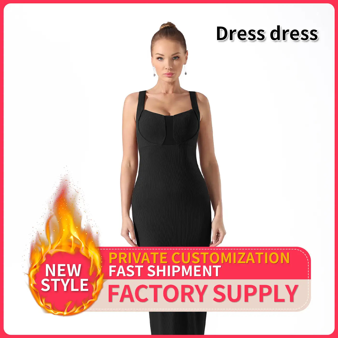 Women's Polyester Dress - SJB-DIAMOND ELITES