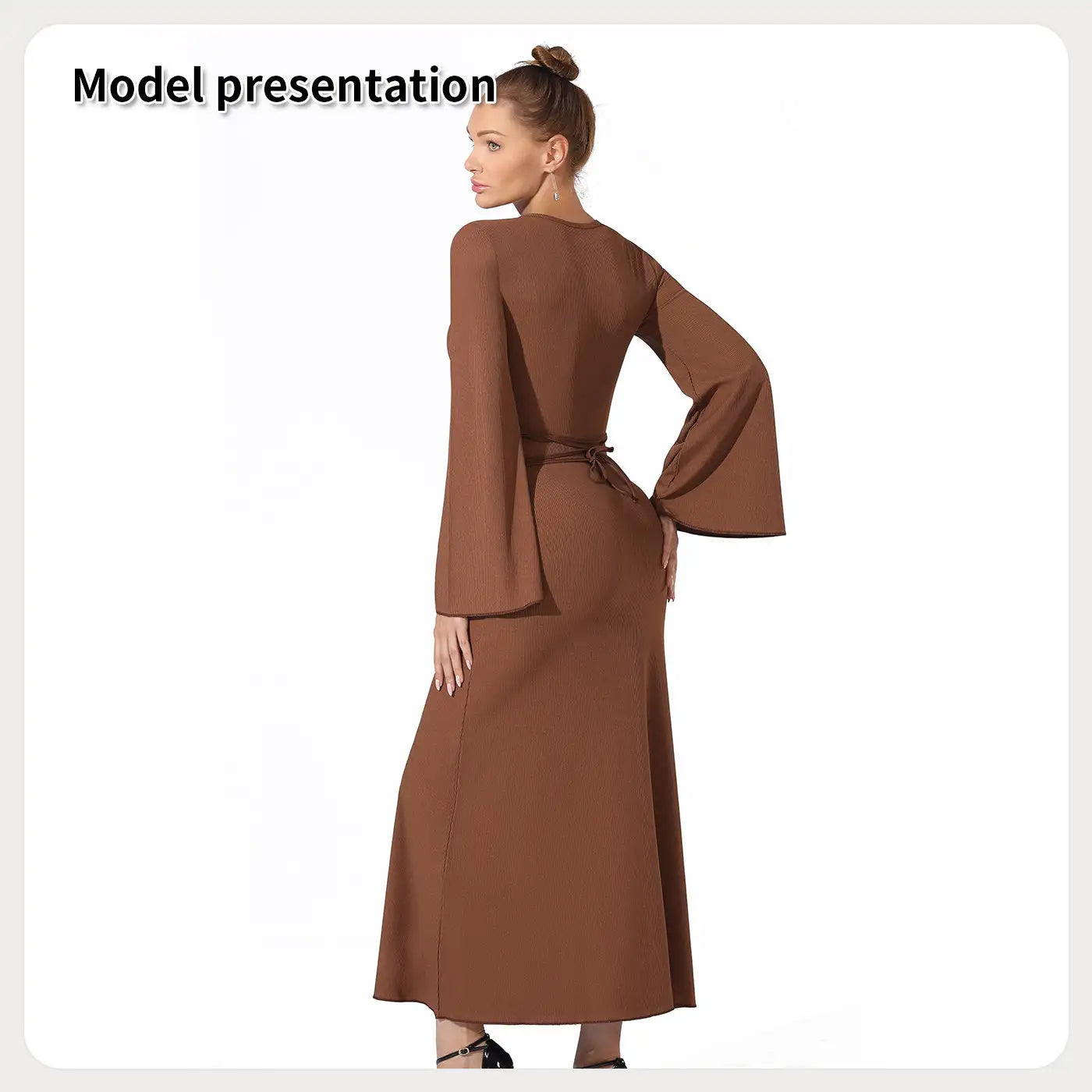 Women's Fashion Simple Solid Color Dress - SJB-DIAMOND ELITES