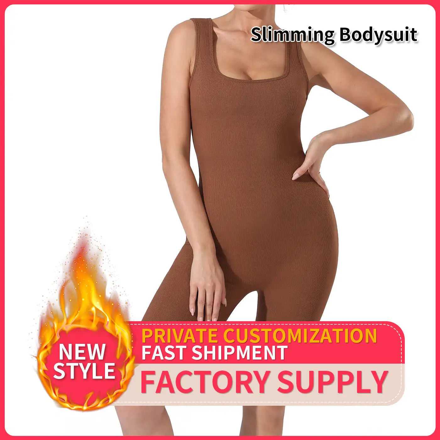 Women's Fashion Simple Solid Color Bodysuit - SJB-DIAMOND ELITES
