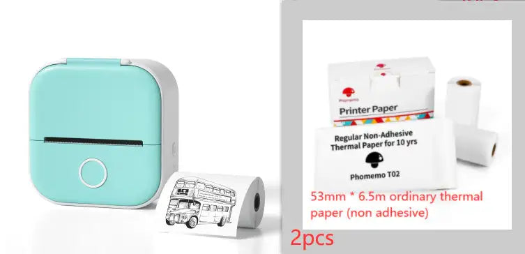 Portable Mini Printer for Students and Hobbyists, Bluetooth Thermal Label Printer - SJB-DIAMOND ELITES