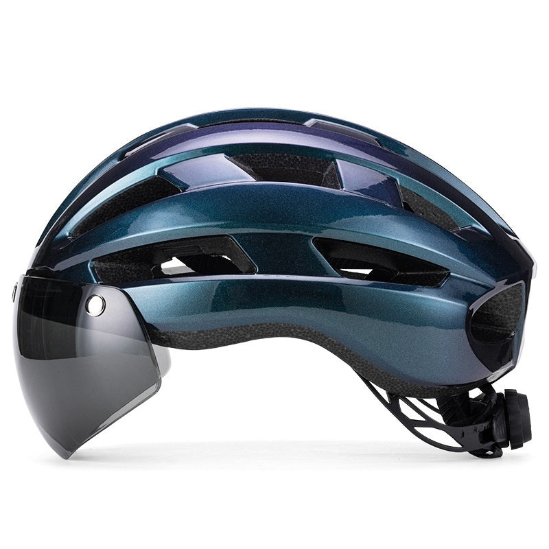 Magnetic Suction Goggles Unisex Mountain Highway Color Changing Cycling Bicycle Helmet Lootquake LLC