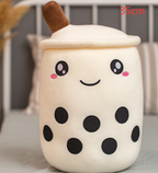 Cute Fruit Drink Plush Stuffed Soft Strawberry Milk Tea Plush Boba Tea Cup Toy Bubble Tea Pillow Cushion Kids Gift Pi-Mart